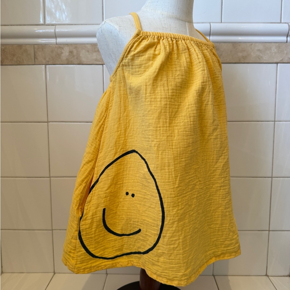 Stem Linen Summer Dress with Pockets- kids size 3